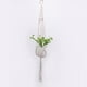 thumbnail image 4 of Fiudx Cesta Colgante Europea, Percha Decorativa de Malla, Cuentas de Madera Natural, Diseño de Tejido Flexible, Ideal para Jardinería Interior, Decoración de Paredes, Uso En La Oficina y El Hogar, 10, 4 of 4