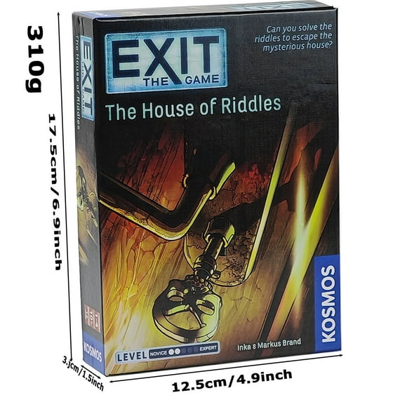 Exit: The House of riddles full English family game room escape experience board game