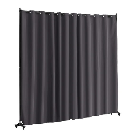 CAFORKP Freestanding Room Divider Panel, Portable Privacy Screen with Wheels for Any Room