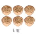 thumbnail image 3 of Drawer Knobs, Drawer Pulls Door Knobs Rattan Woven Handmade 6pcs  For Kitchen, 3 of 8