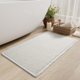 thumbnail image 1 of Alfombra De Baño Tejida con Forma De Gofre, La Alfombra De Piso con Diseño De Gofre Bohemio Es Antideslizante Y Muy Absorbente, Lavable a Máquina, Apto para Baño, Cocina, 1 of 4