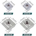 thumbnail image 2 of Pack Of 20 T-slot Nuts Slot 8 - Type B, M8 T-slot Carbon Steel T Slot Nut Set For Aluminium Profile Extrusion Slot 30 Series, 2 of 5