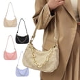 thumbnail image 1 of Bolso bandolera para mujer | Bolso casual | Bolso bandolera Messenger | Tote versátil con correa ajustable | Cuero PU | Se adapta a la billetera del teléfono | 23x16x9cm | Blanco Negro Rosa Azul, 1 of 5
