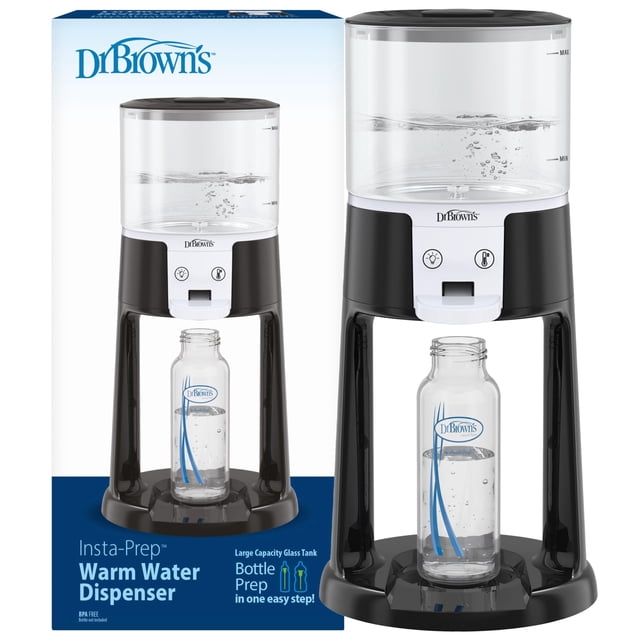 Dispensador de agua caliente Dr. Brown's Insta-Prep para bebé Black