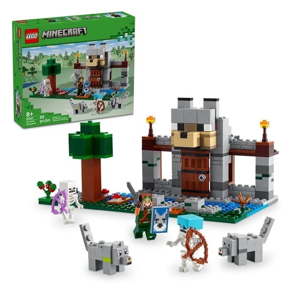 Set LEGO Minecraft La Fortaleza-Lobo 21261