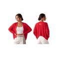 thumbnail image 3 of LMLYSoH Women's Knit Cardigan Solid Color Long Sleeve Open Front Sweater, 3 of 8