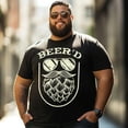 thumbnail image 2 of Men T Shirt for Big & Tall Man Graphic Short Sleeve Plus Size Oversized Tee Tshirts 2XLT T0 5D4Z 014, 2 of 9
