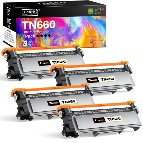 TN660 Compatible Toner Cartridge Replacement for TN660 TN-660 TN 660 TN630 Compatible with HL-L2300D HL-L2380DW HL-L2320D DCP-L2540DW MFC-L2700DW MFC