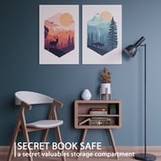LOVE Dictionary Diversion Book Safe With Combination Lock and 4200F Fireproof Cash Bag - Hidden Money Box