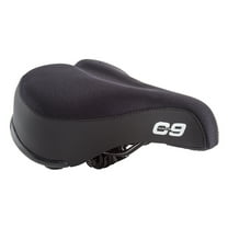 Cloud-9 Ladies Bicycle Comfort Seat Springs, Multi-Stage Foam Womens Black Lycra