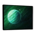 thumbnail image 2 of Designart "Jupiter Planet In Outer Space With Jade Hues I" Our Solar System Floater Framed Canvas Art Print, 2 of 5