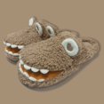 thumbnail image 3 of Vedolay Slippers for Kids Boys Girls Anti-Slip Soft Plush Comfy Indoor Slippers Coffee,30, 3 of 3