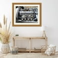 thumbnail image 3 of Stephen Chambers 24x19 Gold Ornate Wood Framed With Double Matting Wall Art Titled - Seven Engine, 3 of 6