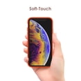 thumbnail image 4 of JETech Silicone Case for iPhone X, iPhone Xs, 5.8-Inch, Silky-Soft Touch Full-Body Protective Case, Shockproof Cover with Microfiber Lining (Spicy Orange), 4 of 6