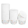 thumbnail image 3 of ACDANC 100pcs Polka Dot Paper Treat Cups Disposable Dessert Bowls for Sundae Cake Ice Cream, 3 of 6