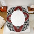thumbnail image 5 of jejeloiu Ancient Bohemian Aztec Full Size Sheets,Rustic Western Tribal Bed Sheets,Red Gray Sheet Sets For Adults,Microfiber Bedroom Decor,4pcs, 5 of 7
