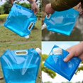 thumbnail image 5 of 1 botella de agua plegable de 5 litros, contenedor de agua, contenedor de agua potable reutilizable para acampar, deportes, senderismo, picnic, barbacoa, coche al aire libre, 5 of 5