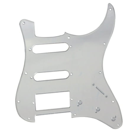 

Mirror Guitar Pickguard 11 Holes ST SSH Guitar Scratch Plate with 11Pcs Pickguard Screws for ST Guitar Accessories A