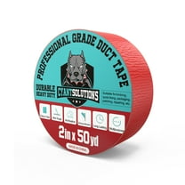 Duct Tapes, Waterproof Red Duct Tape Multi-Use Tapes No Residue Duct Tape, Easy to Tear by Hand for Binding, Packaging, Material Handling, 1 Roll (2 Inches x 50 Yards)