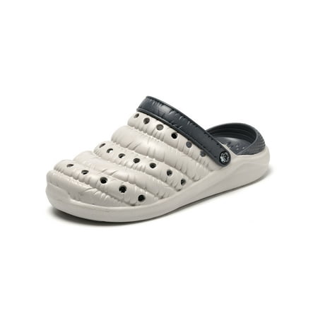 - Men Garden Clogs Beach Water Sandal Lightweight Boat Shoes Slippers