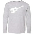 thumbnail image 3 of Inktastic Grunge Guitar Long Sleeve Youth T-Shirt, 3 of 5