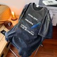 thumbnail image 3 of Camiseta de manga corta Kpop ATEEZ, Hongjoong Yunho Mingi Jongho, camiseta negra clásica, estilo informal de moda de verano, 3 of 4