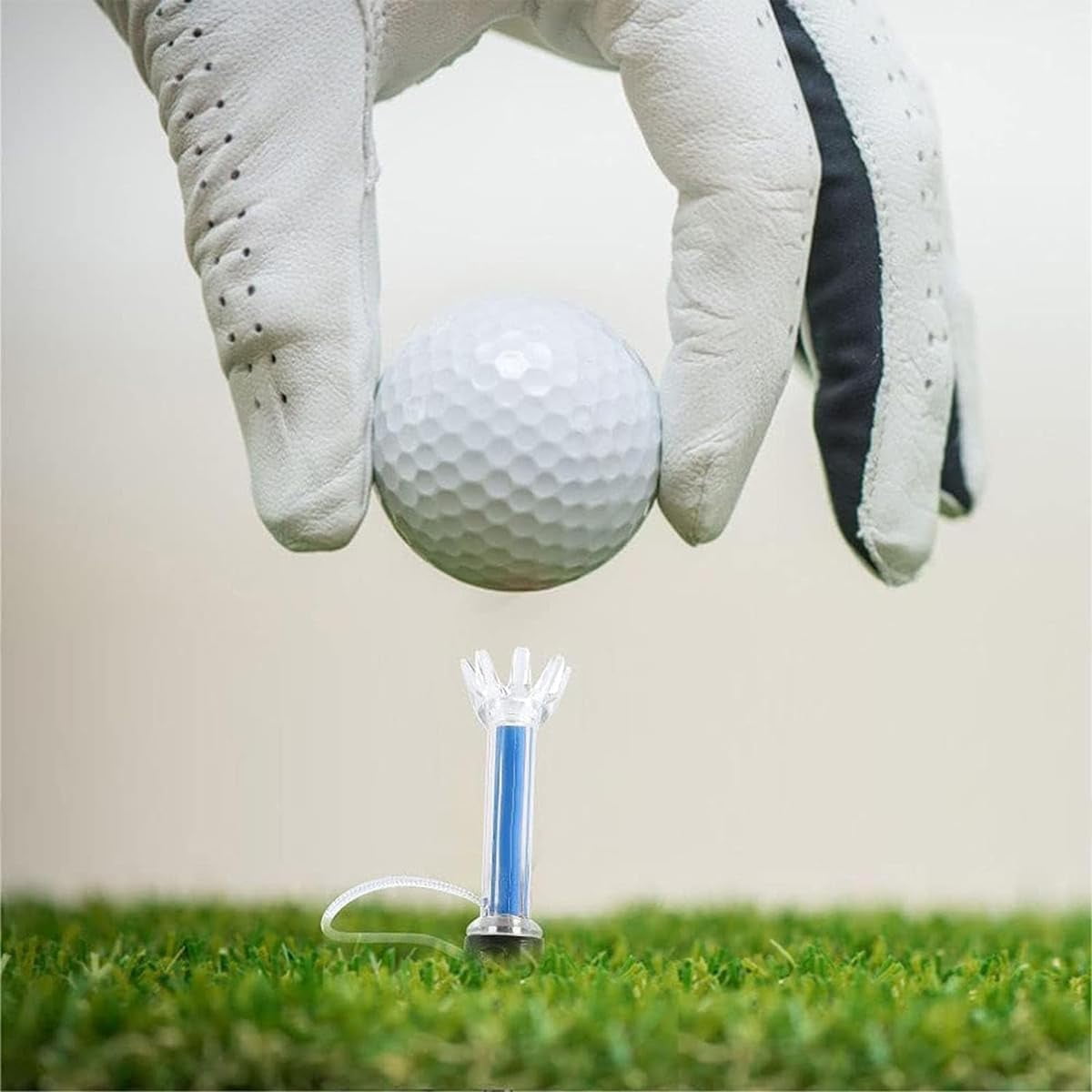 Golf Tee with Magnetic Plastic 360 Degree Bounce, 360°Magnetic Golf Tee Holder with Bounce, Multi Color Flexible Magnetic Plastic Golf Tee for Training Practice Tool Accessory