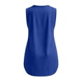 thumbnail image 7 of Yievot Womens Athletic Tank Tops Summer Crew Neck Side Slit Loose Fit Casual Workout Tops, 7 of 7