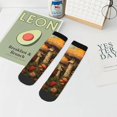 thumbnail image 7 of Pofeuu Vintage Cloud Mushroom Print 30cm Socks, Adult Running Hiking Socks for Youth and Adult, 7 of 7