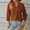 Wine, variant on Women Casual V Neck Half Button Pullover Top, Long Sleeve Breathable Solid Color Loose Fit Blouse, Comfort Daily Shirt for Fall Winter Light Blue XL(XL)