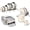 Cream, variant on Caraway 31-Piece Ceramic Cookware Bundle, Fry Pans, Saucepans, Dutch Oven, Stock Pot, Grill Pan, Griddle, Roasting Pan & Organizers, Perracotta