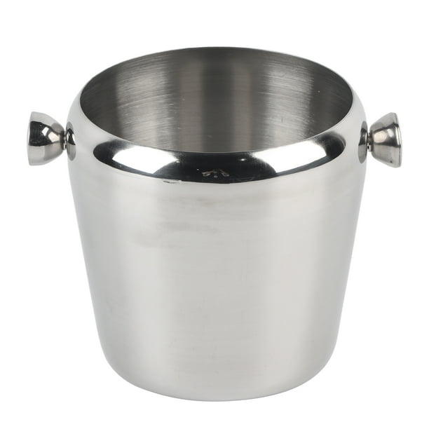 Cubo de hielo de doble pared Jadeshay acero inoxidable 1L 2L 3L