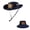 Navy Blue, variant on 250 Anniversary USA Bucket Hat 1776-2026 Patriotic Embroidered Wide Brim Sun Hat Vintage Adjustable 250th Anniversary Hat