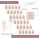 thumbnail image 4 of Press On Nails Glamnetic Fiancéd Short Almond Nude Ombré, 4 of 6