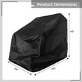 thumbnail image 4 of Wheelchair Cover, Electric Wheelchair Cover, Wheelchair Cover for Storage, Waterproof Mobility Scooter Cover for Travel, Outdoor Protector from Dust Dirt Snow Rain Sun Rays, 40x30x40 inch, 4 of 8