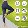 thumbnail image 4 of Buttery Soft Leggings for Women - Yoga Pants - Black Leggings Women - Workout - High Waisted Tummy Control Leggings for Women, 4 of 5