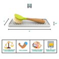 thumbnail image 3 of Bandeja organizadora de fregadero de cocina de silicona con soporte para esponja Happitasa, 3 of 9
