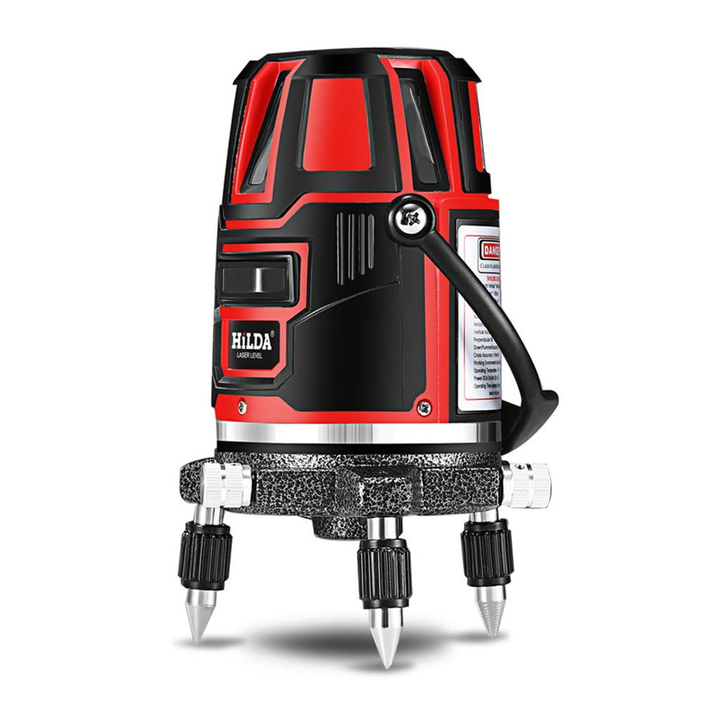 Tiyuyo 5 Line Red Beam Infrared Laser Level Meter Selfleveling Level