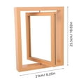 thumbnail image 2 of Minkissy Vertical Rustic Photo Display Frame for Home Decor 1Set, 2 of 8