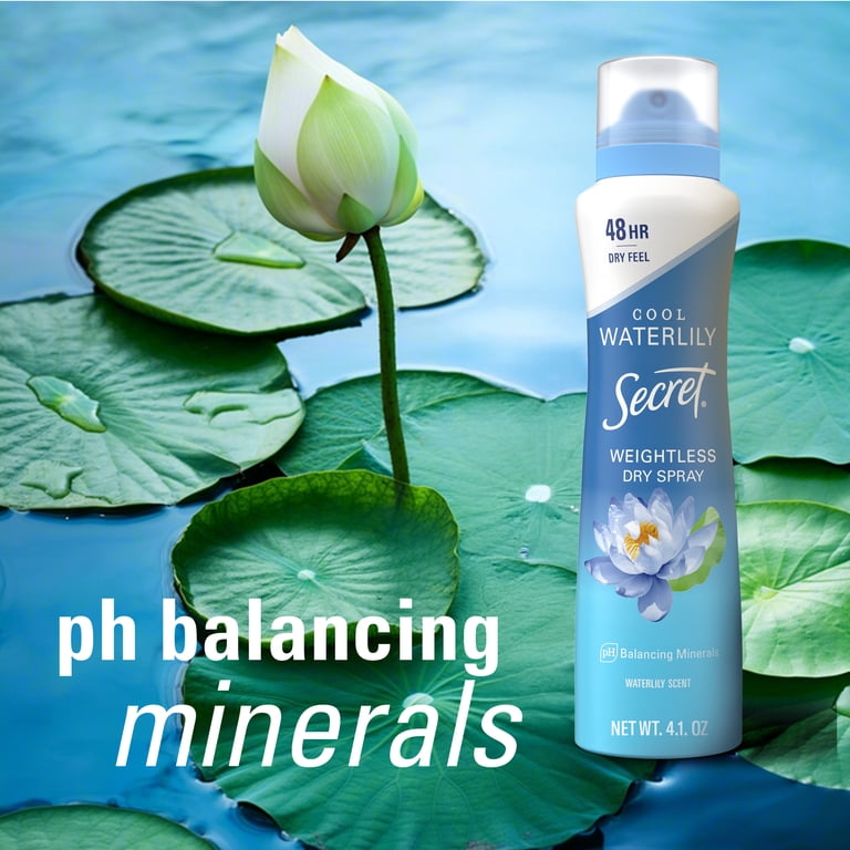Secret Dry Spray Antiperspirant with Argan Oil, Waterlily photo 5