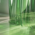 thumbnail image 4 of Forro de cortina de ducha AmazerBath, 100% EVA, suave y transparente, verde, 4 of 8