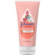 Johnson's Curl Defining Tear-Free Kids' Leave-in Conditioner with Shea Butter, Paraben-, Sulfate- & Dye-Free Formula, Hypoallergenic & Gentle for Toddlers' Hair, 6.8 fl. Oz Style: Conditioner