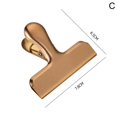 thumbnail image 1 of Large Stainless Steel Air Tight Bag Clip Perfect Clips For Food Chip Bag Clips \ P4A9, 1 of 9