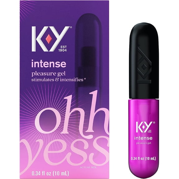 K-Y Intense 0.34 fl oz Pleasure Gel, Stimulates & Intensifies (Pack of 2)