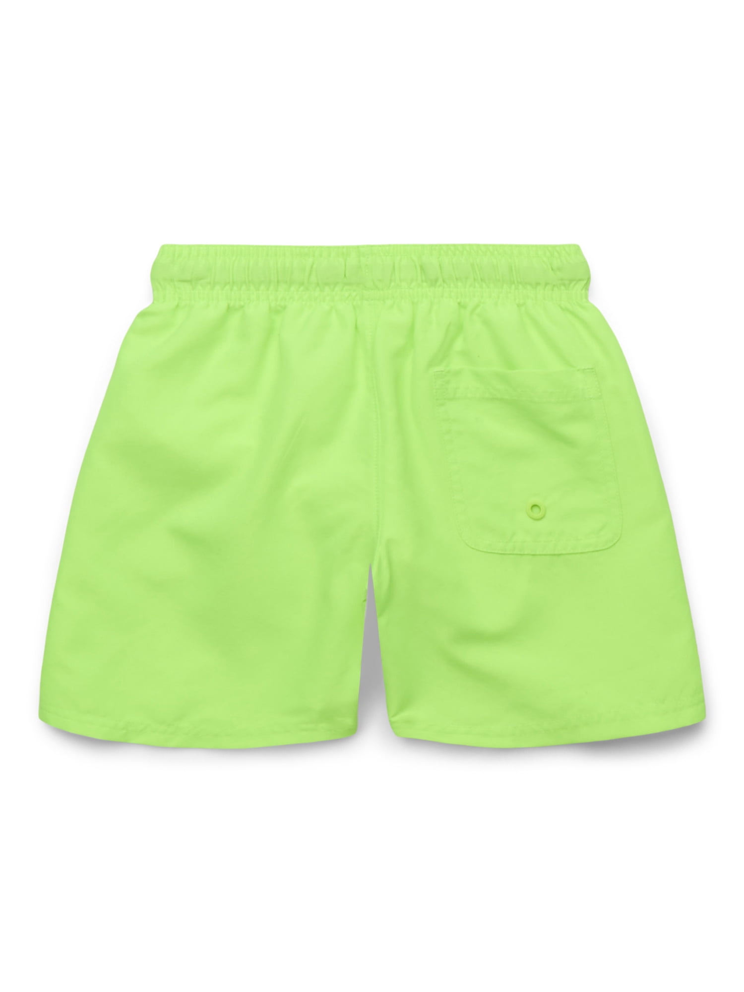 Wonder Nation Boys Everyday Swim Trunks with UPF50+, Sizes 4-18 & Husky