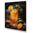 thumbnail image 2 of Designart "Harmonic Hurricane Experience" Cocktails Canvas Art Print, 2 of 7