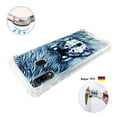 thumbnail image 2 of Snow Wolf Case for Samsung Galaxy A20 / A30 6.4'' 4 Cushion Corners TPU Bumper + Hard Acrylic Back Shockproof Scratch-Resistant Cover for Girls Women Teen, 2 of 4