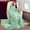 #Green, variant on 100Fens Multifunctional Travel Blanket Wearable Flannel Blanket