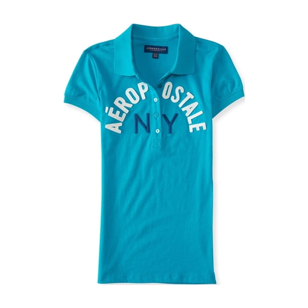 Polo Aeropostale NY para mujer, verde, grande Aeropostale Polo