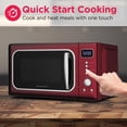 thumbnail image 3 of Microondas Frigidaire EMW788RETRO 20L 700W Diseño Retro Rojo-Plata, 3 of 6
